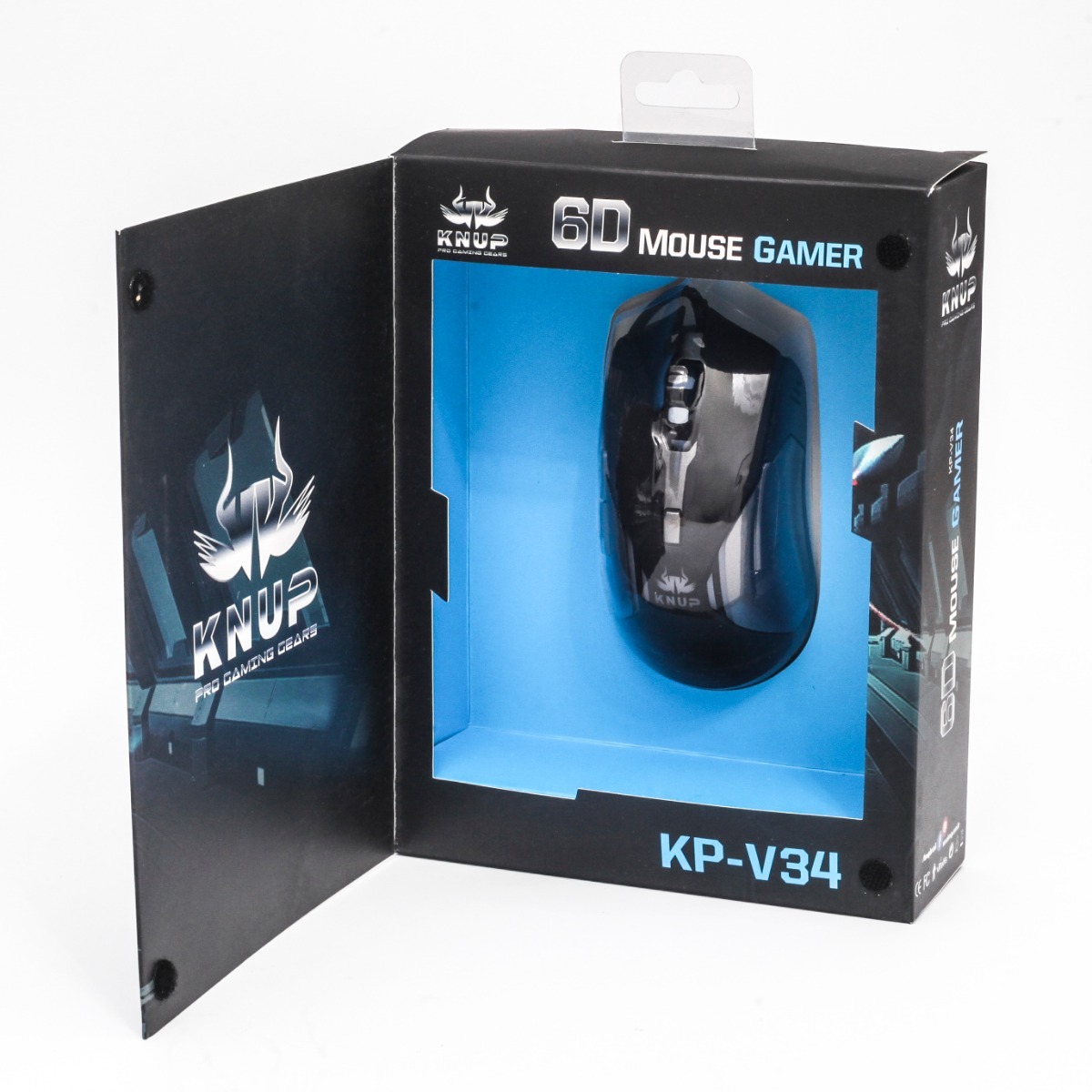  - Mouse - preta - Central - unidade    Cod. MOUSE GAMER KP-V34